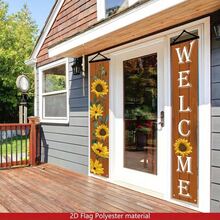 2D Flat 2D Flat 2D Flat, 2D Flat 1pc, 2D Flat Welcome, Polyester Material. This Sunflower Theme - Sunflower Theme - View 5