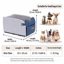1pc Minimalist Style Pet Shoulder Bag, Breathable Portable Dog Carrier, Cat Crossbody Bag, Removable And Washable - Multicolor - View 2