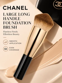 CHANEL Large Long-Handle Foundation Brush, 2.5*11cm, Streak-Free Application, Firm Bristles With No Shedding, Suitable For All Types Of Liquid Foundation - Foundation Brush - View 6