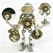 Desktop Mechanical Belial Robot 3D Mechanical Model Finished Figurine For Collection Home Decor Creative High-Difficulty Handmade Art Piece - Multicolor - View 7