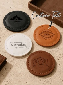 Personalized Golf Ball Marker, PU Leather Customized Golf Ball Marker, Golf Player Gift, Golf Travel, Anniversary Golf Gift, Birthday Golf Gift - Multicolor - View 2