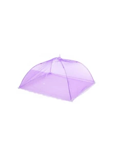 1pc Purple Foldable Insect/Mosquito Food Cover - Detachable Washable Mesh Vegetable Table Tent, Suitable For Camping/Restaurant, Outdoor Portable, Kitchen Gadget, Outdoor Gift For Friends - Multi-color 1 - View 13