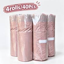 Pink Cat Litter Box Liner Bags - HDPE Thickened Material, Easy To Clean And Leak-Proof, With Drawstring, Large Size Cat Litter Box Liner Bags - Christmas Gift For Cat Families - Pink - View 9