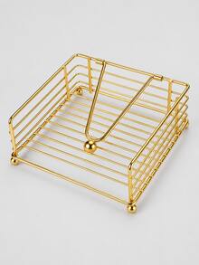 Gold/Black Iron Vertical Square Napkin Holder, Paper Towel Rack, Napkin Holder, Metal Napkin Clip, Suitable For Dining Table, Napkin Storage Rack, Paper Towel Organizer, Suitable For Desktop Decoration, Napkin Storage, Bathroom Storage - Multicolor - View 17