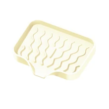 Wavy Silicone Soap Drain Mat, Non-Slip Multi-Function Splash-Proof Soap Holder, Kitchen Bathroom Sink Soap Dish Sponge Water Collection Pad - Multicolor - View 18
