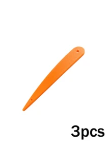 3-In-1 Orange Sewing Hemming Tool, Multi-Purpose Sewing Tool For Fabric And Paper, Embroidery Creasing Cone, Quilt Stitching Flattener, Paper Folding Scoring Stick, Smooth Edge Shaping Tool, Durable Tailoring Paper Craft Supplies 1pc - Multicolor - View 8