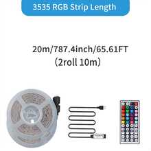RGB LED Strip Lights 44-Key Remote, USB Powered TV Backlight, Color Changing Ambient Lights For Bedroom Living Room, Halloween Home Decor - 44-key RGB LED Strip - View 13
