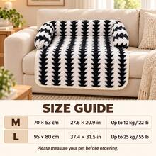 Dog Bed Cat Bed Pet Bed, 2026 New Warm Plush Dog Sofa Bed And Cat Sofa Bed, Soft Thickened Pet Sofa Pad, Non-Slip Bottom, Winter Sofa Protector Pad, Suitable For Small And Medium Dogs And Cats - Black - View 2