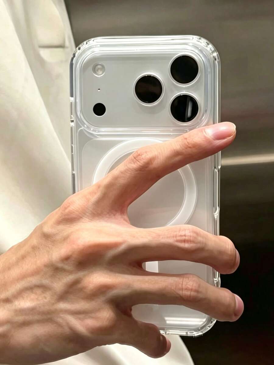 奢華透明清澈相機保護磁吸無線充電手機殼，相容 iPhone 18 Pro Max 18 Pro 17 Pro Max 17 16 15 14 13 Pro Max，磁吸鏡頭保護後蓋