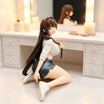Maruchana seksi anime devojka figurica model, ukras za radni sto, poklon za dečka, igračke za parove, anime figure, Funk Pop, model lika, dekoracija za sto, kolekcionarski model