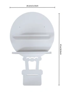 Hot Air Balloon Shaped Baby Room Double Layer Floating Wall Storage Shelf, Decorative Wall Display Rack For Storing Baby Supplies And Picture Books - Hot Air Balloon - View 11