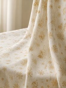 HHMC 1pc Christmas Interior Decor Fabric, Printed Patterns, High-Quality Breathable Material, 150 Cm Wide, Suitable For Fall And Winter, DIY Sewing For Bags, Curtains, Cushions, Pillows, Tablecloths, And Other Crafts - Multicolor - View 9