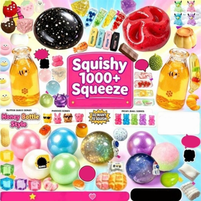 3-25pcs 2026 New Ne Do Food & Animal Shaped Squeeze Toys, Spiral Plush Stress Balls, Sensory Toys For Anxiety & ADHD Relief, Perfect Party Favors (Random Styles)