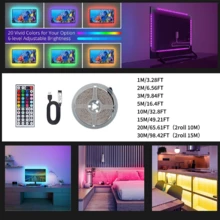 RGB LED Strip Lights 44-Key Remote, USB Powered TV Backlight, Color Changing Ambient Lights For Bedroom Living Room, Halloween Home Decor - 44-key RGB LED Strip - View 7
