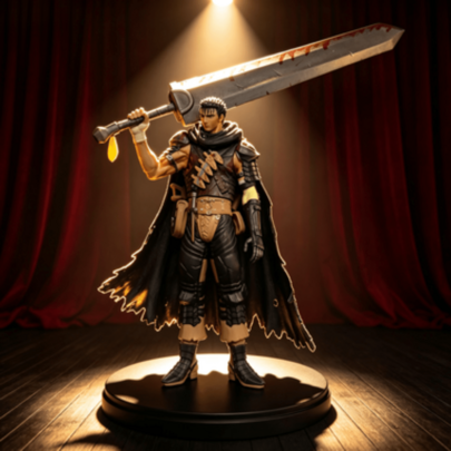 Guts Brand Of Sacrifice Warrior Blood Version Anime Figure Model Decoration, Anime Figure, 2D Figure, Model Decoration, Doll Figure, PVC Figure, Desktop Decoration, PC Case Figure, Doll Model, Gifts For Boyfriend, Toys, Couple Things, Anime Figure, Anime Figures, Funk Pop, Anime Figure
