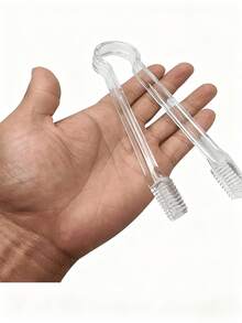 6pcs/10pcs Klip Transparan 6,3 Inci, Klip Plastik Serbaguna yang Dapat Digunakan Kembali, Cocok untuk Pesta dan Rumah, Aplikasi Luas - transparan - View 5