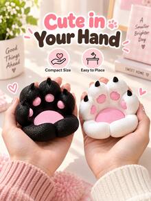 Cute 3D Printed Cat Paw Phone Stand | Creative Desktop Decor Practical Tablet/Phone Holder | Essential Dorm Room Desktop Decor | Must-Have Beach Accessory | Practical Car Storage Accessory | Room Decor Gift And Small Trinket - Multicolor - View 10