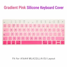 1pc Gradient Silicone Keyboard Cover Compatible With Apple Magic Wireless Bluetooth Keyboard MLA22LL/A A1644 2015 Released,EU English Layout,Ultra Thin,Dustproof,Gradient Pink/Grey/Blue/Purple/Rainbow - View 7