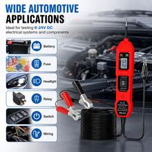 CNBJ-823 Digital Power Probe Tester 6-24V Automotive Circuit Tester Automotive Voltage Test Tool Electrical Repair Diagnostic Equipment - one-size - View 6