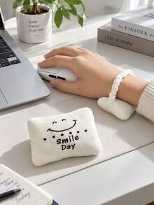 Bộ 1/4 miếng đệm kê cổ tay bằng mút nhớ cải tiến, đệm hỗ trợ cổ tay cho bàn phím và chuột họa tiết ngẫu nhiên, gối kê cổ tay công thái học thoải mái giảm đau, phụ kiện bàn làm việc chống trượt cho máy tính laptop, gõ phím, quay lại trường học, học tập và làm việc tại nhà - A - Xem 7