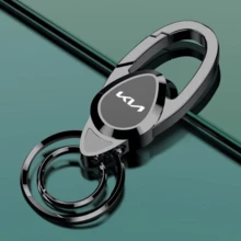 Car Double Sided Laser Keychain Key Ring Decor Fit Kia Ceed Sportage Rio ProCeed K5 Optima Sedona Forte Cerato Venga - A - View 6