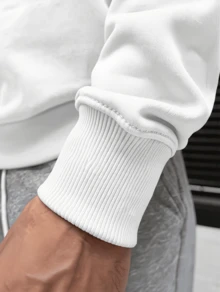 Men Zip-Up Sweatshirts - Black - View 4