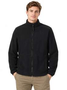 Timberland 新款男士戶外登山攀岩保暖抓絨連帽 2 件式 3-in-1 軟殼外套 - 黑色 - 查看 3