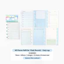 NOTE FOR M5 Loose Leaf Refill Set, Life Archiving Series, Korean Minimalist Planner M5 Refill, Suitable For Notebooks, Diaries, Planners, Back To School Season, School Opening Season - A - View 10