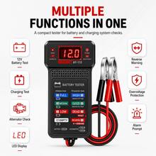 EM285 Circuit Probe Tester 6-24V Automotive Electrical Tester Voltage Polarity Detector Short Circuit Detector Car Repair Diagnostic Tool - one-size - View 3