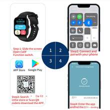 LIGE Smart Watch (Unisex): Pedometer, Waterproof Sports & Fitness Functions, Heart Rate/Blood Pressure/Sleep Monitoring, Alarm, Message Notification, Weather Display, Camera Control, Sedentary Reminder; Compatible With Android And IOS Systems. - View 10
