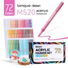 Languo New Product Launch 216/126/72/54/36/24 Color Bright Gel Pen Set (With Color Gift Box) Bright Gel Pen 1.0mm Gift Box Set High-Grade Color Painting Pen, Suitable For Student Learning, Back To School Season - Blue Fruit P600-55 - View 6