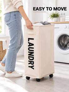 Large Capacity Collapsible Storage Basket - Foldable, Portable, Mesh - Perfect For Storing Dirty Clothes - Collapsible Mesh Laundry Basket With Handles, Suitable For Bedroom, Bathroom, Dorm, Travel, RV And Small Apartments. Clothing Organization And Storage. - Multicolor - View 6