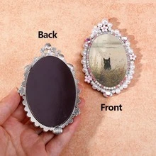 1 buah Magnet Kulkas, Magnet Dekoratif Logam yang Indah, Magnet Kulkas Motif Tengkorak dan Kucing, Hadiah Sempurna, Dekorasi Rumah! - A - View 11