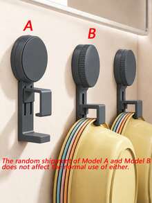Suction Cup Drill-Free Wash Basin Hook, Wall-Mounted Adjustable Basin Storage Rack, Bathroom Hanging Basin Organizer, Suitable For Wash Basins And Folding Basins. Knob Lock Suction Adhesion Securely, Height Can Be Adjusted Freely, Removable And Relocatable Without Leaving Residue, Installable On Smooth Walls Like Tiles, Free Up Countertop Space, Say Goodbye To Bathroom Clutter, Multi-Scenario Use In Bathrooms, Toilets, Balconies, Suitable For Renters And Homeowners, Minimalist Design Fits Various Home Decor. - Multicolor - View 15