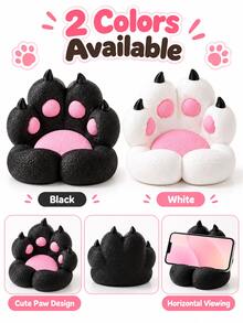 Cute 3D Printed Cat Paw Phone Stand | Creative Desktop Decor Practical Tablet/Phone Holder | Essential Dorm Room Desktop Decor | Must-Have Beach Accessory | Practical Car Storage Accessory | Room Decor Gift And Small Trinket - Multicolor - View 5