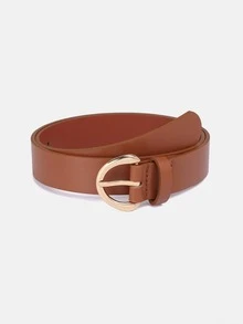 1pc/3pcs Solid Color Casual PU(Polyurethane) Women's Belt Suitable For Daily Use - A - View 21
