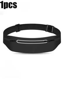 Invisible Elastic Waist Belt, High Reflective Adjustable Zipper Closure Running Waist Bag, Ultra-Thin Running Waist Bag, Suitable For Travel, Storing Money, Phone, Unisex, Suitable For Fitness, Work, Commuting, Running, Hiking - Multicolor - View 14