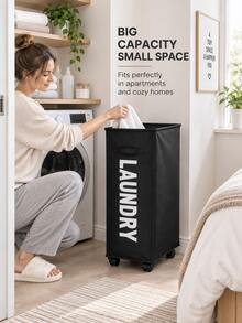 Large Capacity Collapsible Storage Basket - Foldable, Portable, Mesh - Perfect For Storing Dirty Clothes - Collapsible Mesh Laundry Basket With Handles, Suitable For Bedroom, Bathroom, Dorm, Travel, RV And Small Apartments. Clothing Organization And Storage. - Multicolor - View 8
