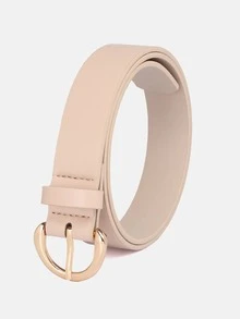 1pc/3pcs Solid Color Casual PU(Polyurethane) Women's Belt Suitable For Daily Use - A - View 12