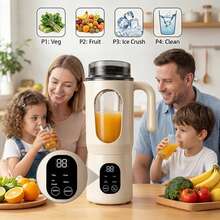 LED Display Blender, USB Rechargeable Portable Milkshake Blender - Small Fresh Juice Blender, Provides Instant Nutrition. Battery: 1300mAh - Multicolor - View 3