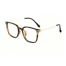 A New Vintage Ultra-Lightweight Titanium Alloy Eyeglass Frame For Men Business Big Square Frame Brand Design Flat Lenses Glasses Unisex - A - View 13