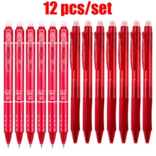 12 Pack Erasable Gel Pens, 0.5mm Fine Point Retractable Pens In 2 Styles And 6 Assorted Colors, Smooth Writing Erasable Pens For School Office Notes Journaling Homework And Daily Writing - Multiple Styles - View 18