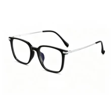 A New Vintage Ultra-Lightweight Titanium Alloy Eyeglass Frame For Men Business Big Square Frame Brand Design Flat Lenses Glasses Unisex - A - View 10