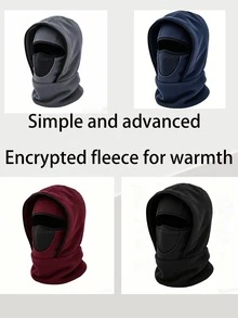 Outdoor Winter Warm Set, Breathable Balaclava Mask + Touchscreen Anti-Slip Gloves, Available Separately Or As A Set, Suitable For Skiing, Hiking, Motorcycle Riding, Unisex - Multicolor - View 4