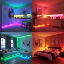 RGB LED Light Strip, 44-Key Remote Control, USB Powered Color Changing Light Bar, TV Backlight, Bedroom And Living Room Ambient Lighting, Halloween Party Decoration - 44-key RGB LED Strip - View 7