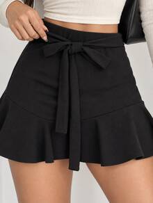 Women Skirts - Bow - View 4