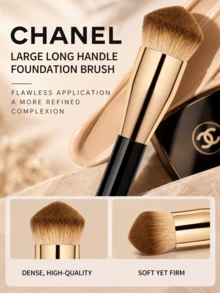 CHANEL Large Long-Handle Foundation Brush, 2.5*11cm, Streak-Free Application, Firm Bristles With No Shedding, Suitable For All Types Of Liquid Foundation - Foundation Brush - View 7