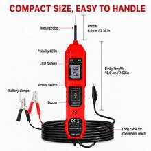 CNBJ-823 Digital Power Probe Tester 6-24V Automotive Circuit Tester Automotive Voltage Test Tool Electrical Repair Diagnostic Equipment - one-size - View 2