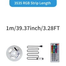 RGB LED Strip Lights 44-Key Remote, USB Powered TV Backlight, Color Changing Ambient Lights For Bedroom Living Room, Halloween Home Decor - 44-key RGB LED Strip - View 12