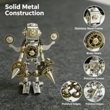 Desktop Mechanical Belial Robot 3D Mechanical Model Finished Figurine For Collection Home Decor Creative High-Difficulty Handmade Art Piece - Multicolor - View 2